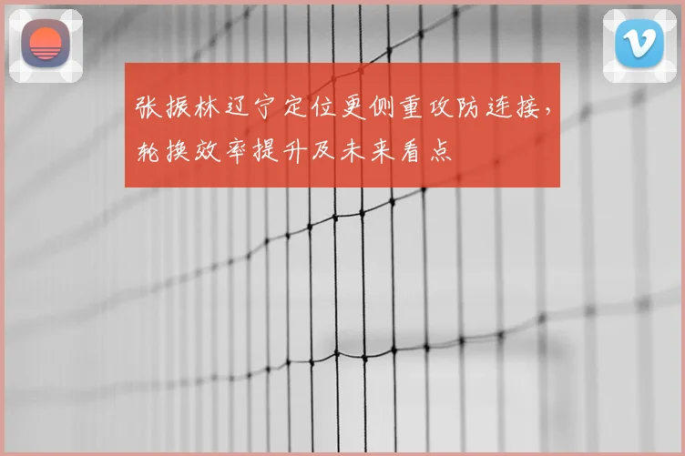 张振林辽宁定位更侧重攻防连接，轮换效率提升及未来看点